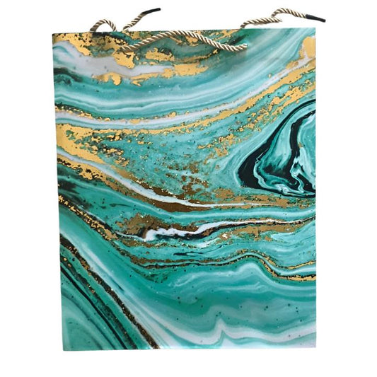 Green Marble Design Gift Bag Large | Gift bags in Dar Tanzania