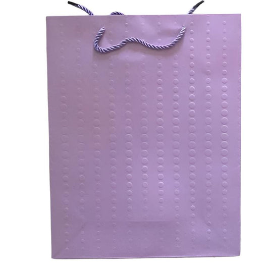 Purple embossed dots gift bag xl | Gift bags in Dar Tanzania