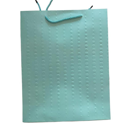 Light blue embossed dots gift bag xl | Gift bags in Dar Tanzania