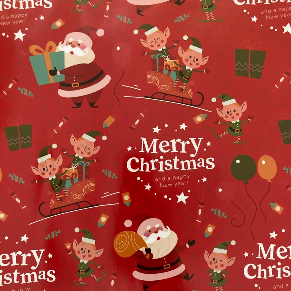 Red Santa Christmas gift wrap | Gift wrapper in Dar Tanzania