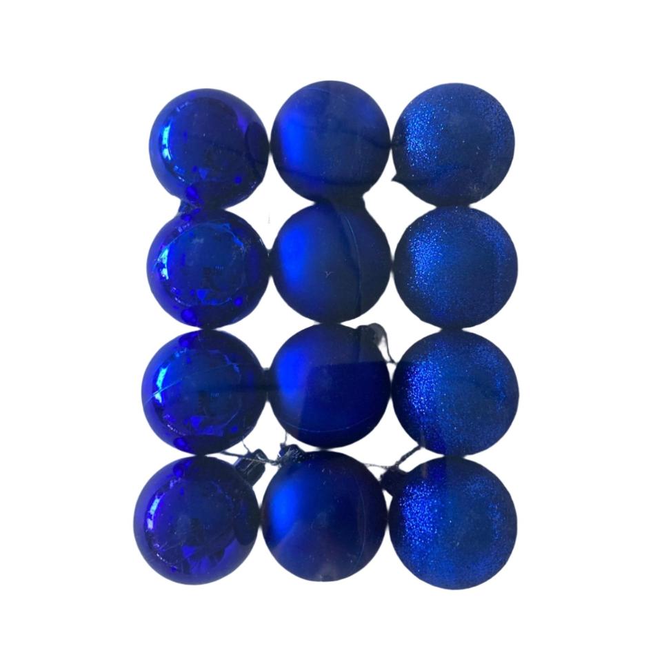 Blue Christmas Balls 12pc in Box | Xmas decorations in Dar Tanzania