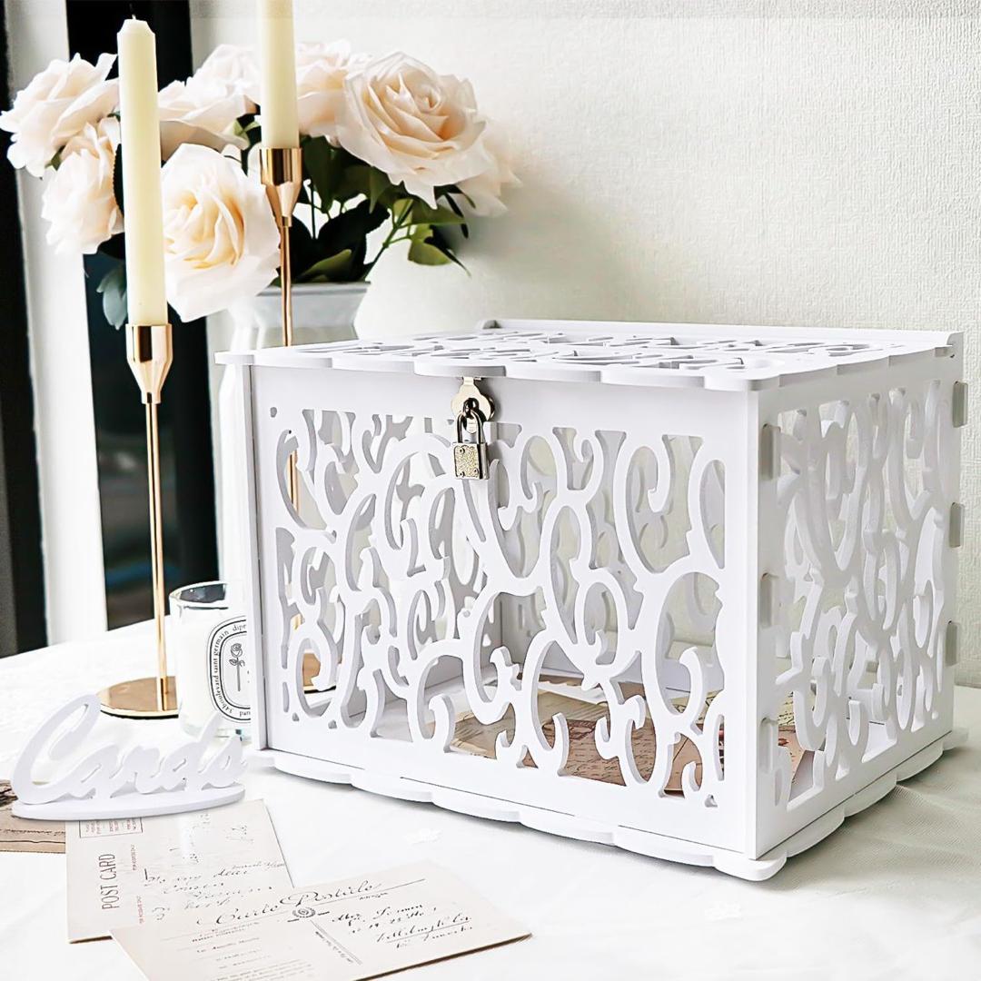 SHUDEHILL Wedding Money Envelope, Card Box For Events