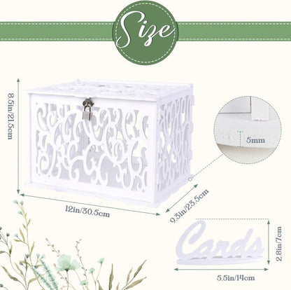 SHUDEHILL Wedding Money Envelope, Card Box For Events