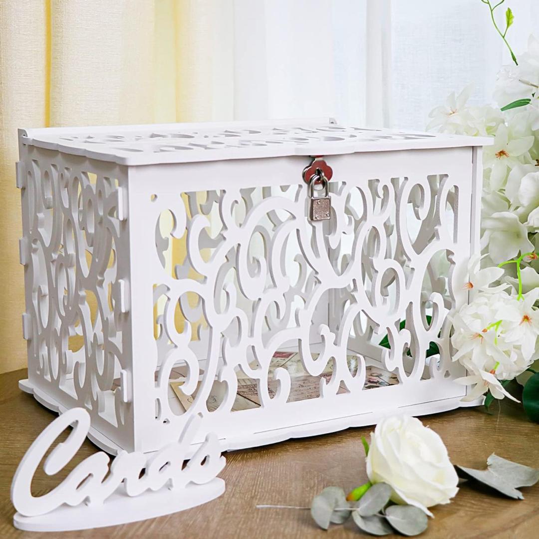 SHUDEHILL Wedding Money Envelope, Card Box For Events