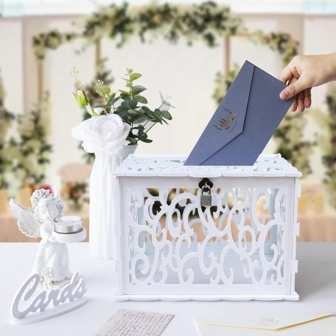SHUDEHILL Wedding Money Envelope, Card Box For Events