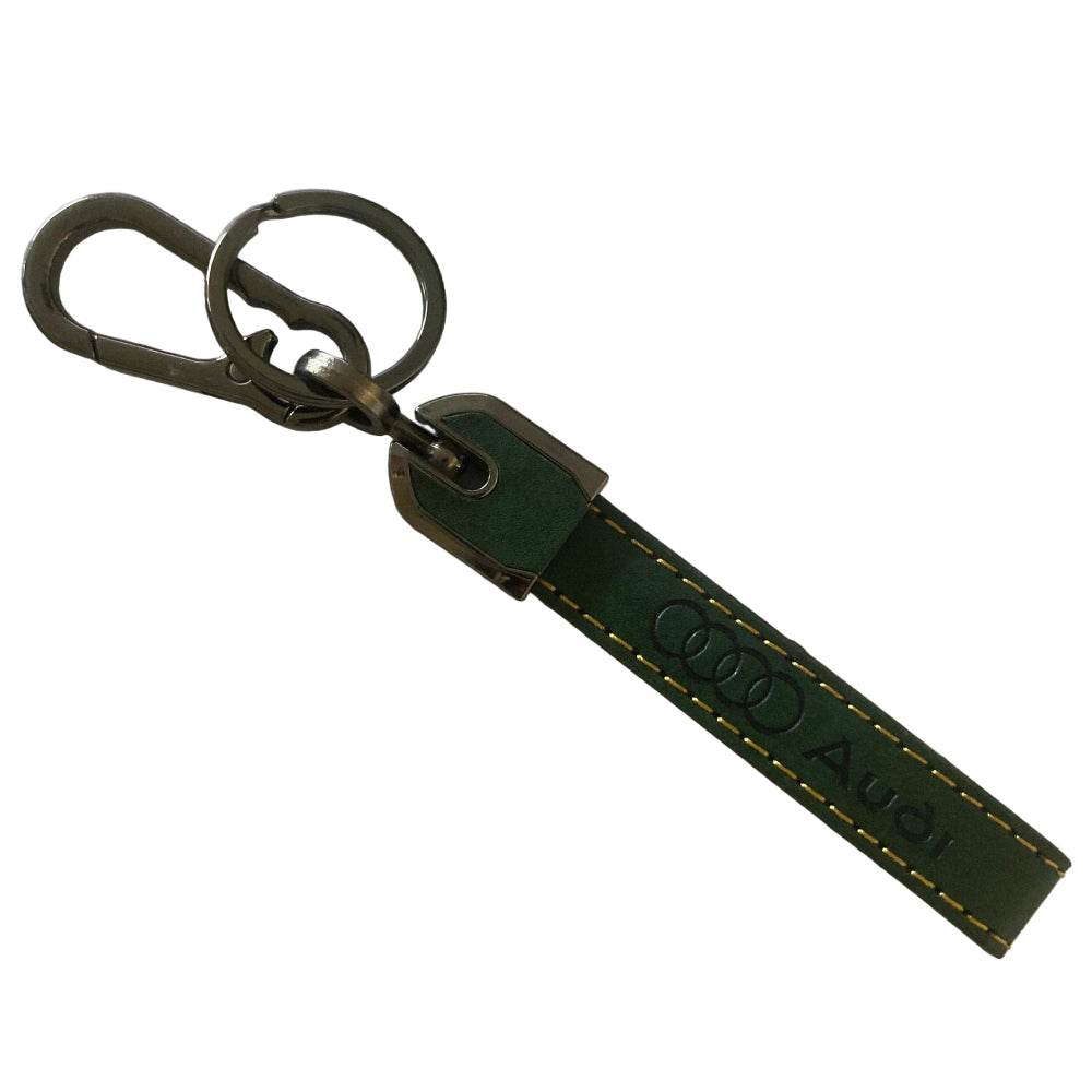 Green AUDI Leather Belt Keychain | Keyholder in Dar Tanzania