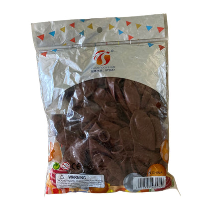 12 inch Brown Balloons 50pc pack | Party Balloons in Dar Tanzania