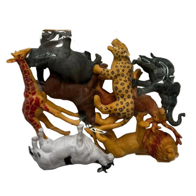 Model Wild Animals, Pack of 8pcs | Model figure animals