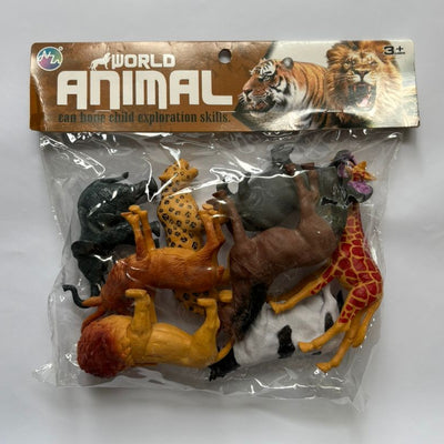 Model Wild Animals, Pack of 8pcs | Model figure animals