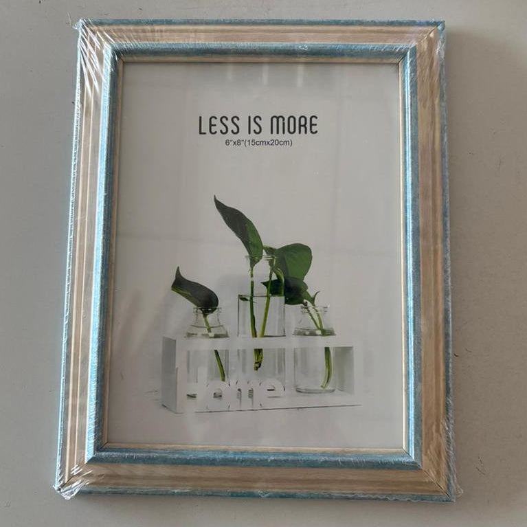 6 x 8 Inch Blue Wooden Picture Frame | Photo frame in Dar Tanzania