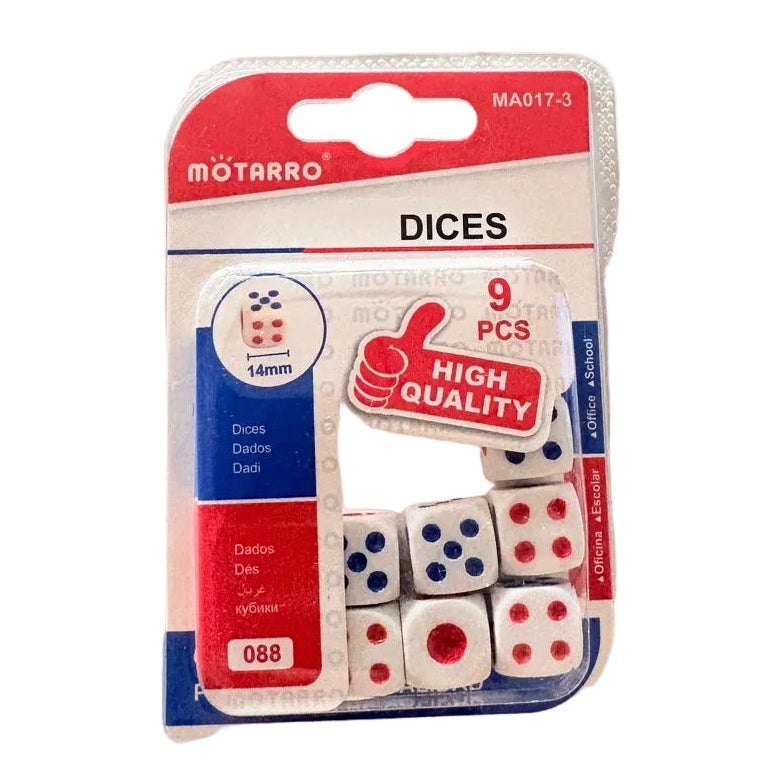 MOTARRO 9pcs Dices