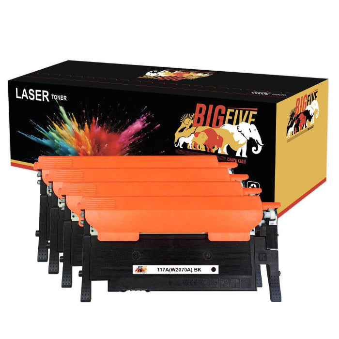 BIG FIVE Compatible Toner For HP 117A | W2070A, W2071A, W2072A, W2073A