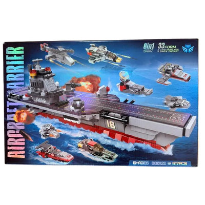 8 In 1 Aircraft Carrier 617pc Building Set | Building toys in Tanzania