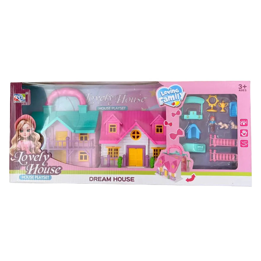 Lovely 14 x 14 cm House Play Set | Girls playsets in Tanzania