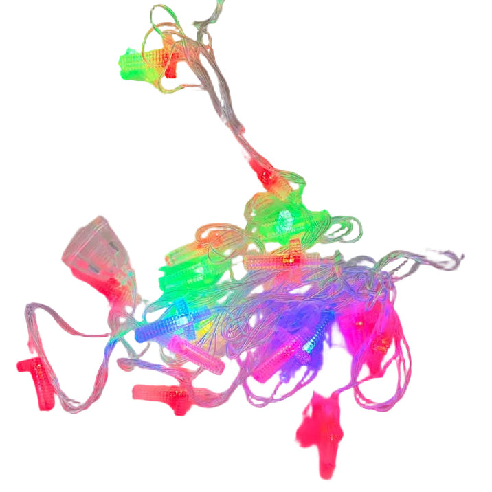 Cross Design, 7 Meter Multicolor Fairy Lights | Christmas tree lights