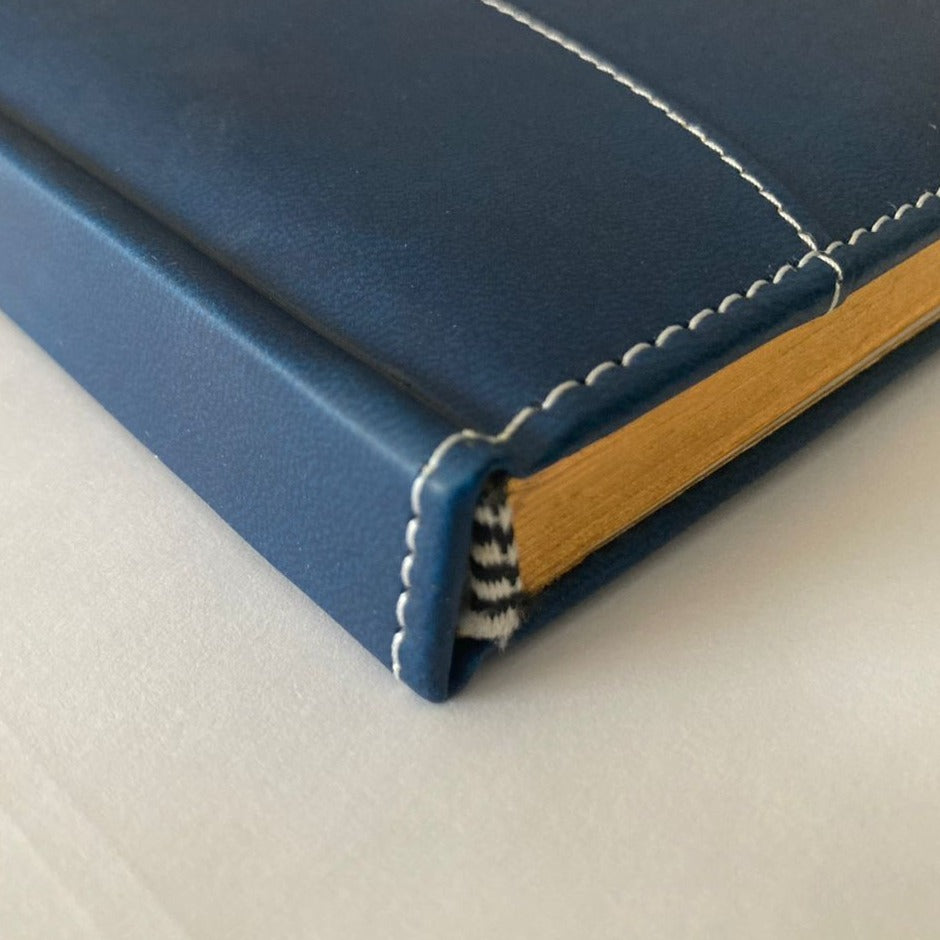 Blue Leather Guest Book | Guest Books in Dar Tanzania