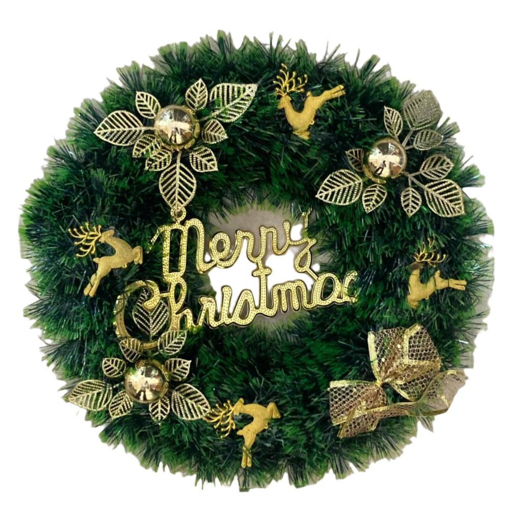 Green And Gold Christmas wreath | Xmas decorations in Dar Tanzania