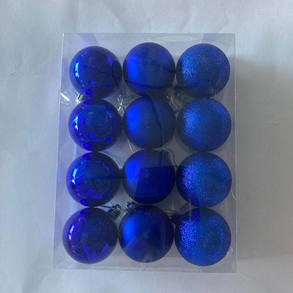 Blue Christmas Balls 12pc in Box | Xmas decorations in Dar Tanzania