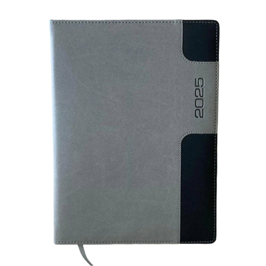 Soft Thick PU Grey B5 Diary 2025 | 2025 Diaries in Dar Tanzania