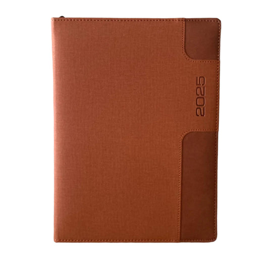 Soft Thick PU Brown B5 Diary 2025 | 2025 Diaries in Dar Tanzania