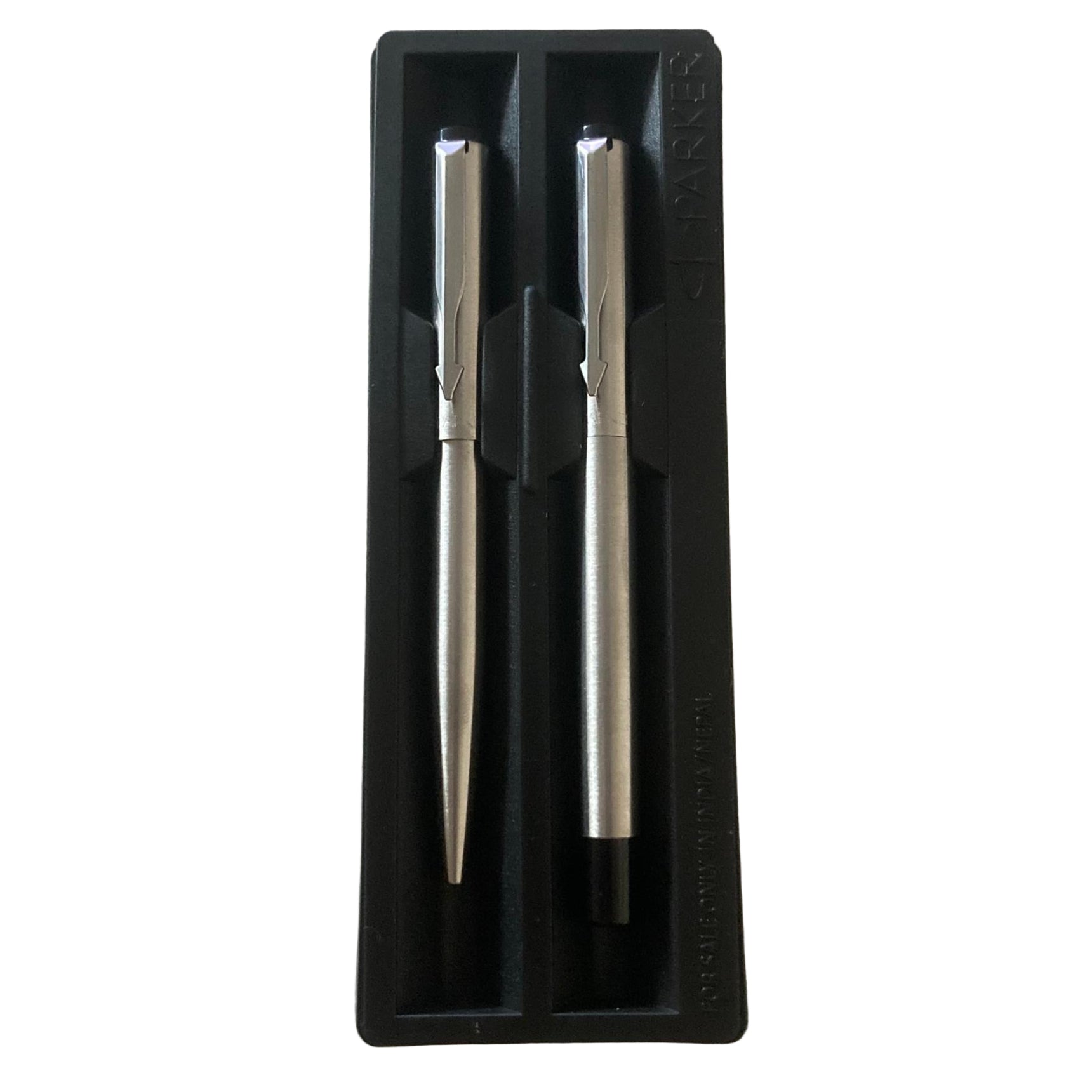 Silver Rollerball and Ballpoint PARKER Vector Pen Set | Tanzania