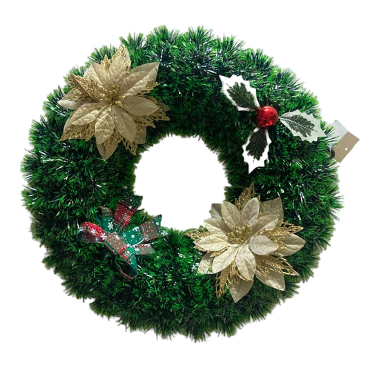 Green And Gold Christmas wreath | Xmas decorations in Dar Tanzania
