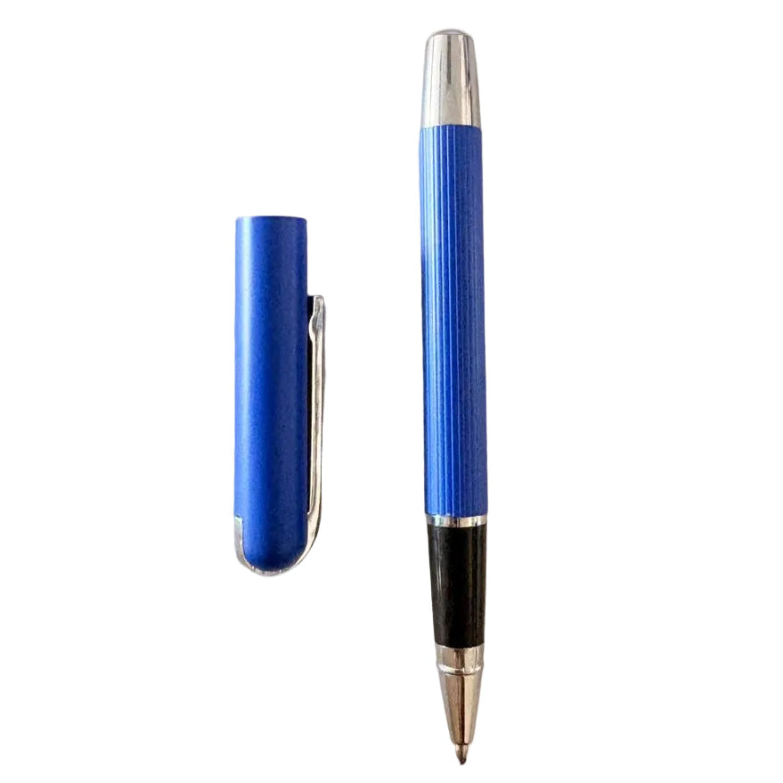 Blue Light Metal Round Pen With Cap | Executive pens in Dar Tanzania