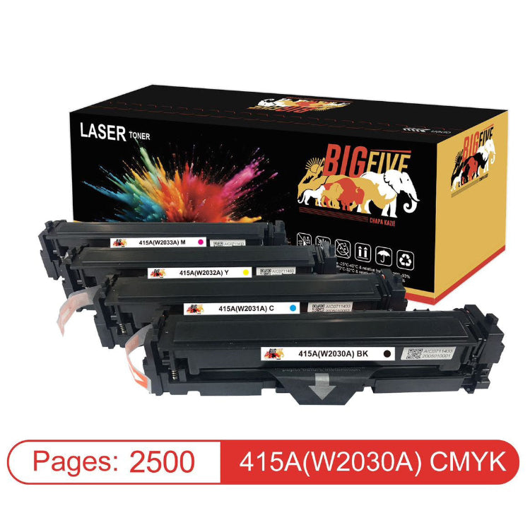 BIG FIVE Compatible Toner For HP 415A | W2030A, W2031A, W2032A, W2033A
