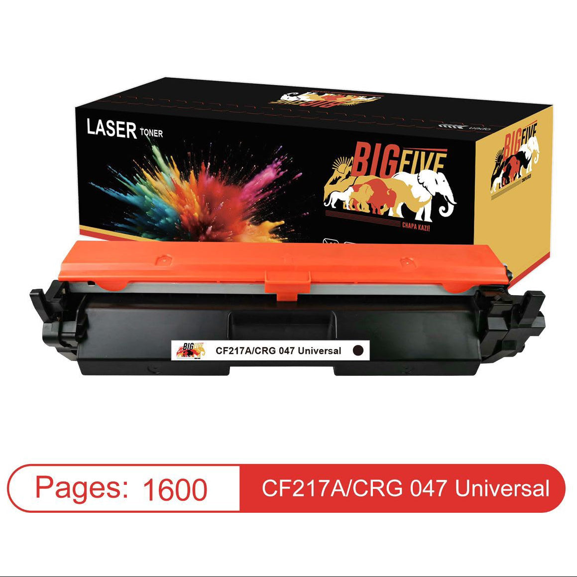 BIG FIVE Compatible Black Toner For HP 17A - CF217A | Tanzania