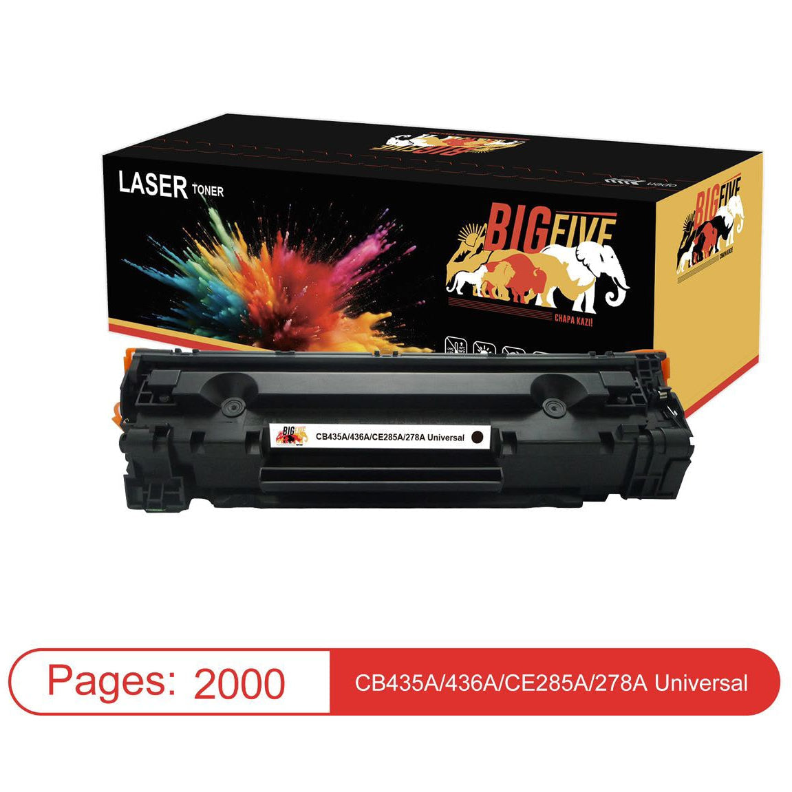 BIG FIVE Compatible Black Toner For HP 78A - CE278A | Tanzania