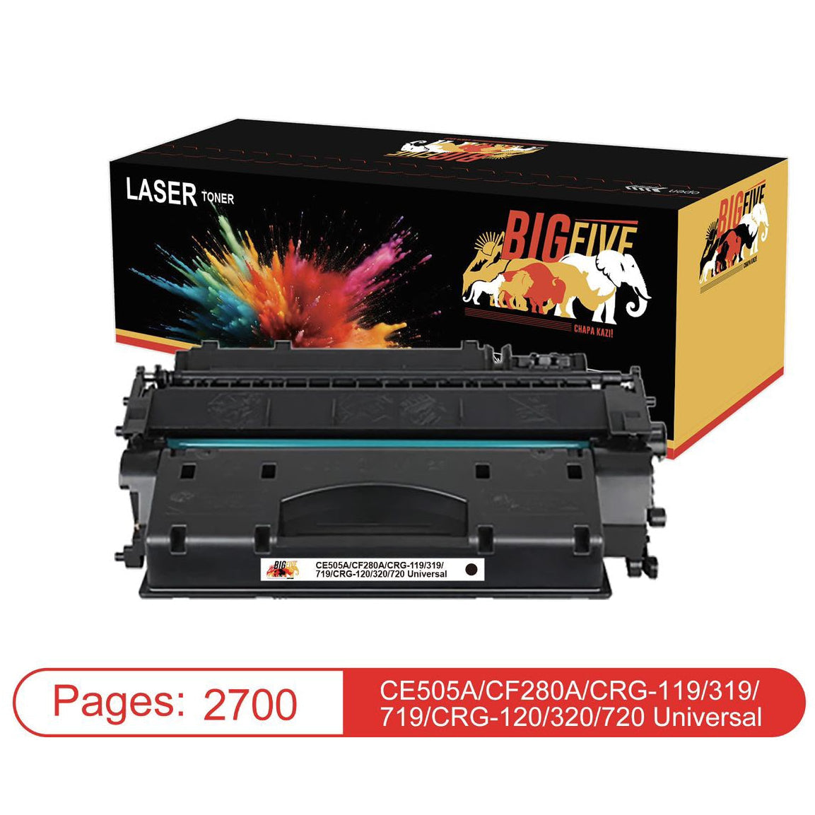 BIG FIVE Compatible Black Toner For HP 05A - CE505A | Tanzania