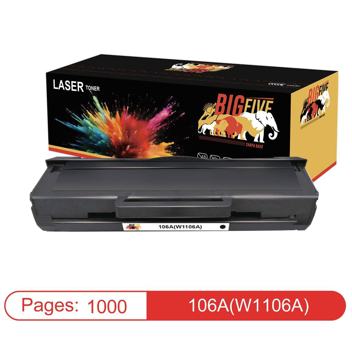 BIG FIVE Compatible Black Toner For HP 106A - W1106A | Tanzania