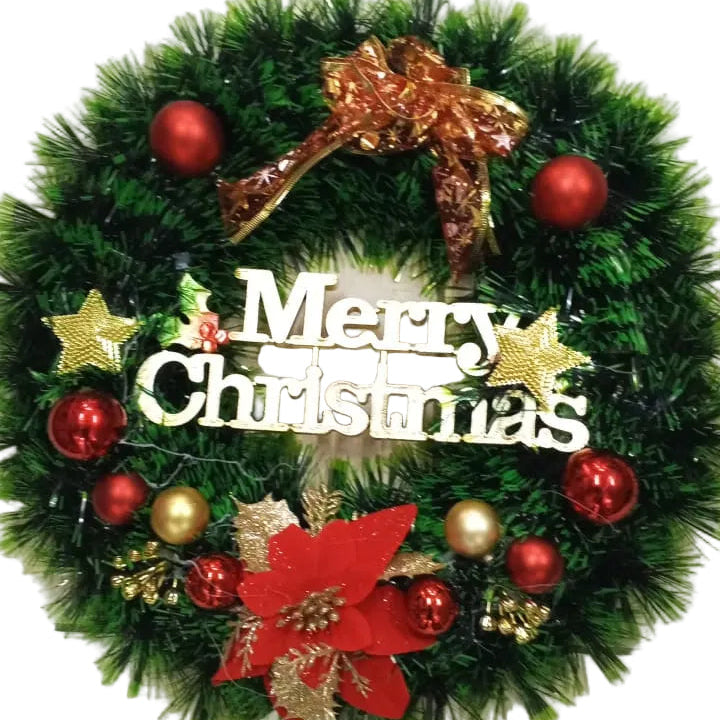 Green And Red Christmas wreath | Xmas decorations in Dar Tanzania