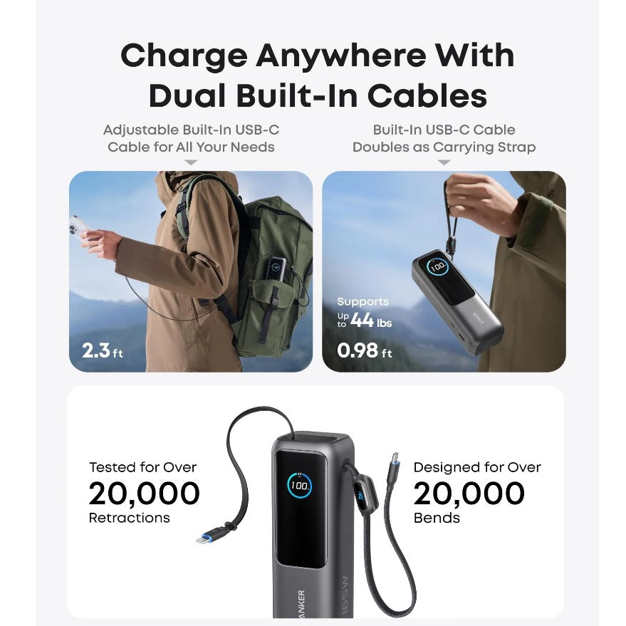 ANKER A1695, 25000mAh, 165W, Power Bank | Powerbank in Tanzania