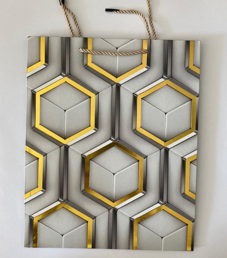 Vector Hexagon Design Gift Bag Large | Gift bags in Dar Tanzania