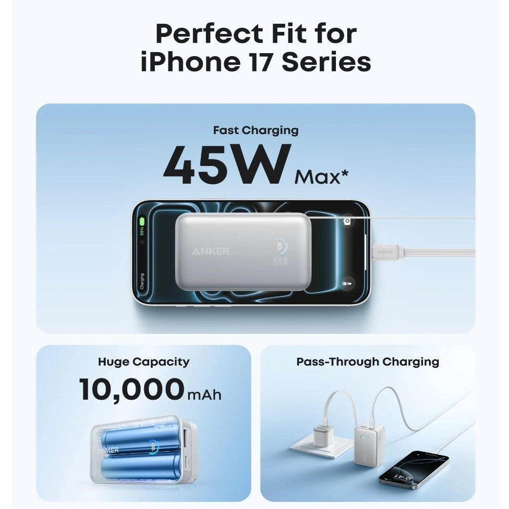ANKER Nano 10,000mAh, 45w, Ultra Compact Power Bank | ANKER Tanzania