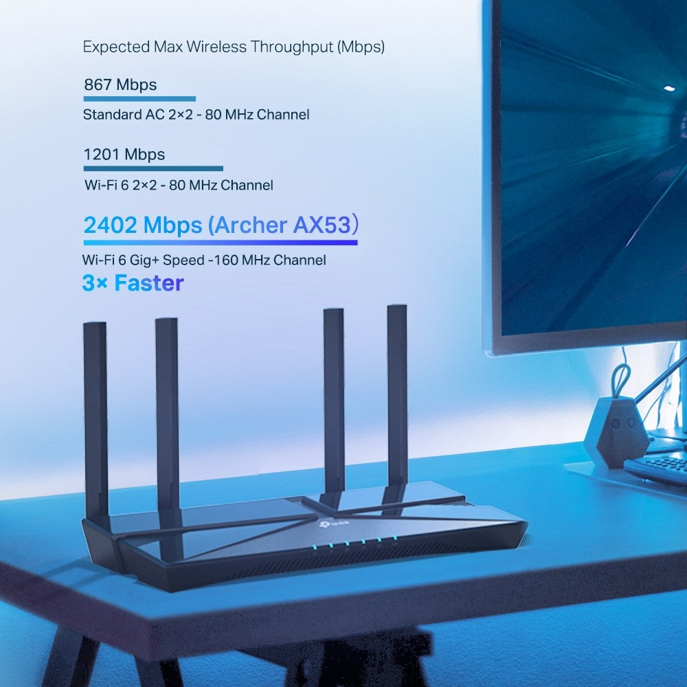TP-Link Archer AX53, AX3000 Wi-fi 6, Wireless Router | Tanzania