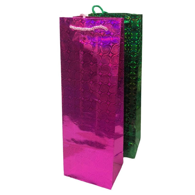 Holographic Foil Design Bottle Bag | Bottle bags in Tanzania