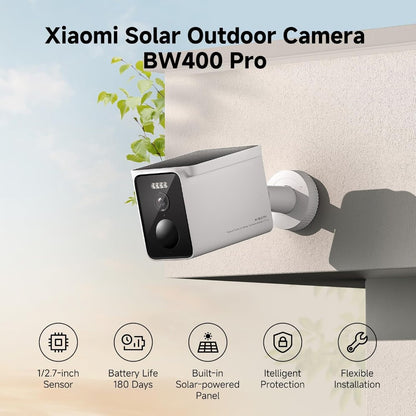 MI XIAOMI BW400 Pro, 1000mAh Battery, 4MP, Solar Outdoor Camera Set