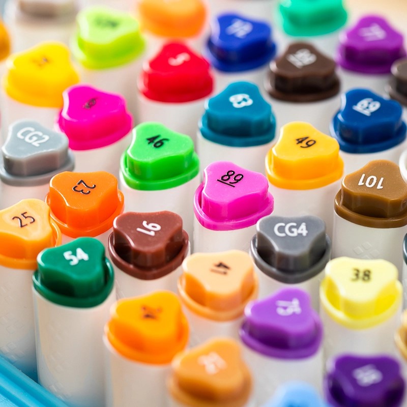 DELI ColoRun 36pc Sketch Markers | Colouring markers in Tanzania