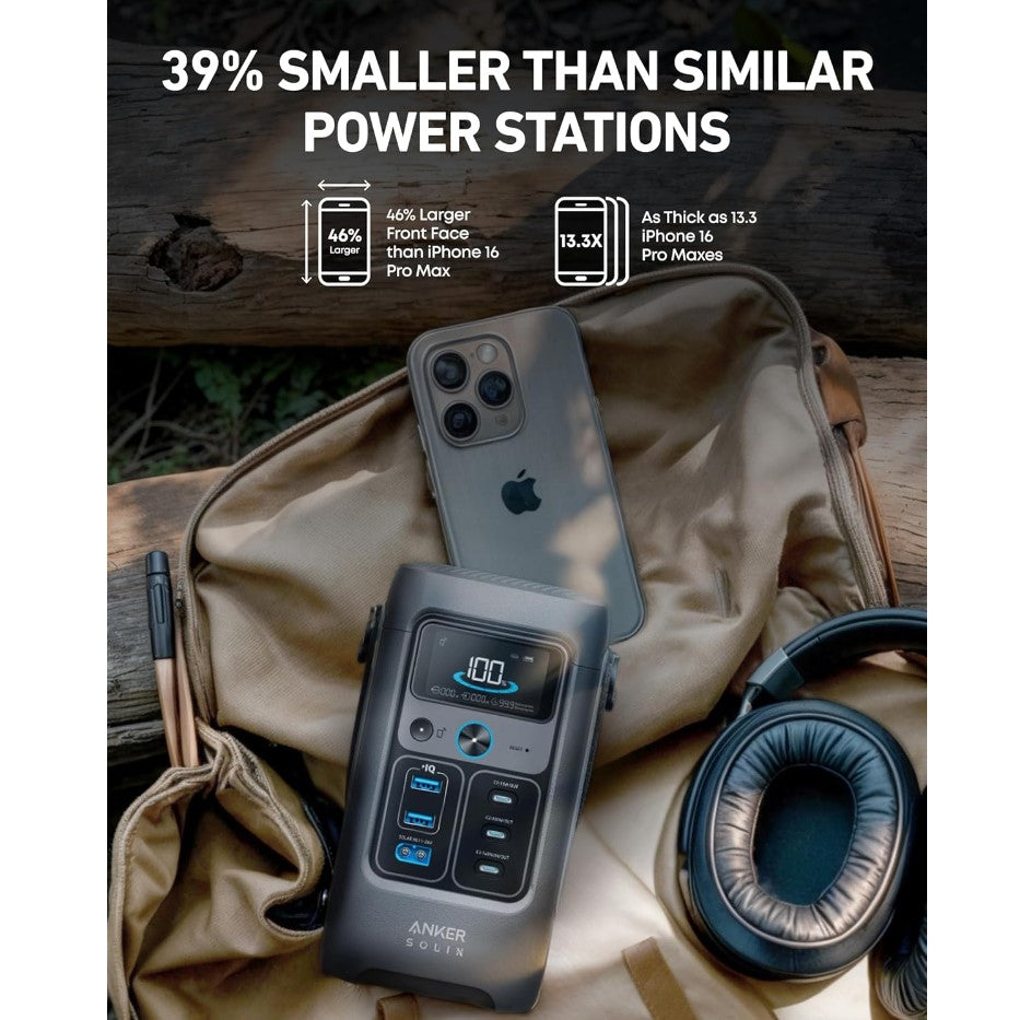 ANKER SOLIX C200, 60000mAh, 200W, 192Wh, DC Portable Power Station