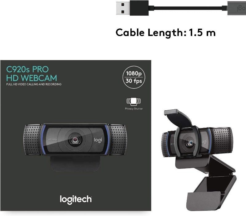 Logitech Pro HD Webcam C920s | Logitech Webcams in Dar Tanzania
