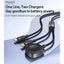 YESIDO USB-C, USB-C to iP Watch, 1.2m, 60W Fast Charging Cable CA136C