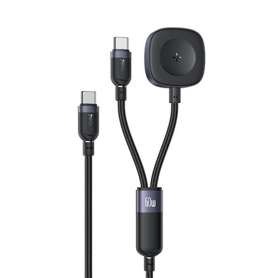 YESIDO USB-C, USB-C to iP Watch, 1.2m, 60W Fast Charging Cable CA136C