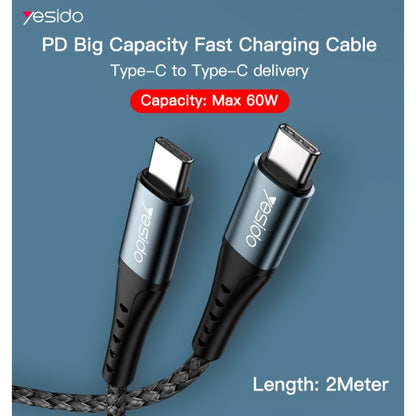 YESIDO Type-C to Type-C, PD 60W Fast Charging Cable CA67 | Tanzania