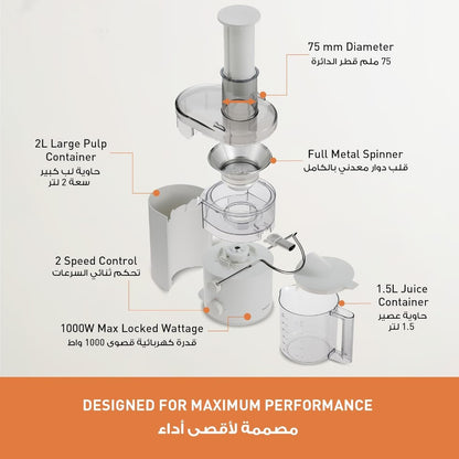 Panasonic 1000W, 2-Speed Juicer MJ-CB100 | Juicers in Dar Tanzania