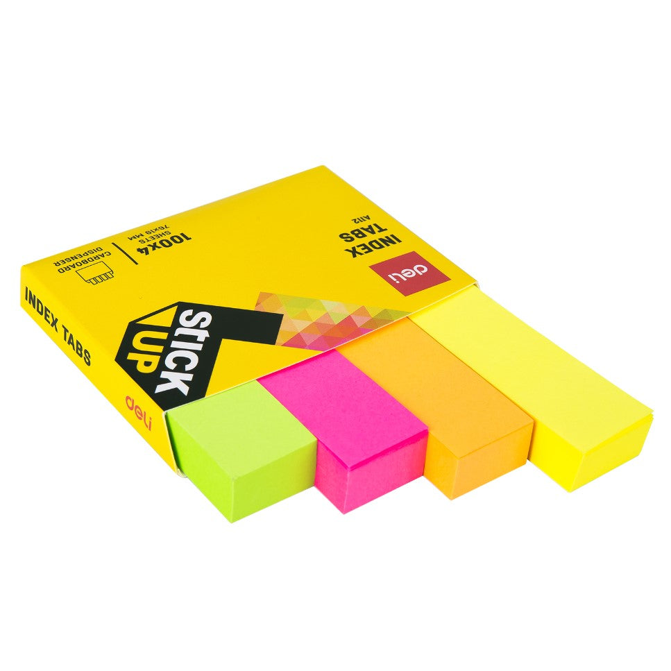 DELI 4 x 100 Sticky Index Tabs A112 | Sticky notes in Dar Tanzania