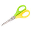 DELI Dual Color Kids 11.4cm Stainless Steel Blunt Tip Scissors