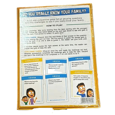 Do You Really Know Your Family Card Game | Tanzania