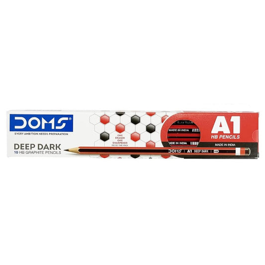 DOMS A1 Deep Dark HB Pencils, 12pc Pack | DOMS Tanzania